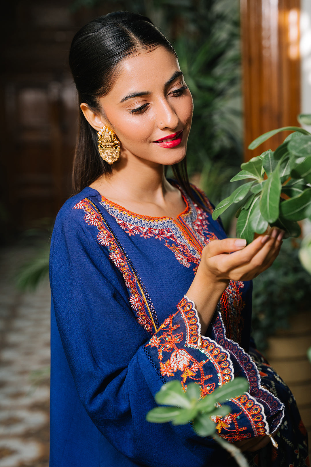 Zellbury | Unstitched 3 Piece Cotail | Embroidered Shirt Shalwar Dupatta - 0245 -  Zellbury Women Signature Unstitched - Original Designer Dress - House of Maryam