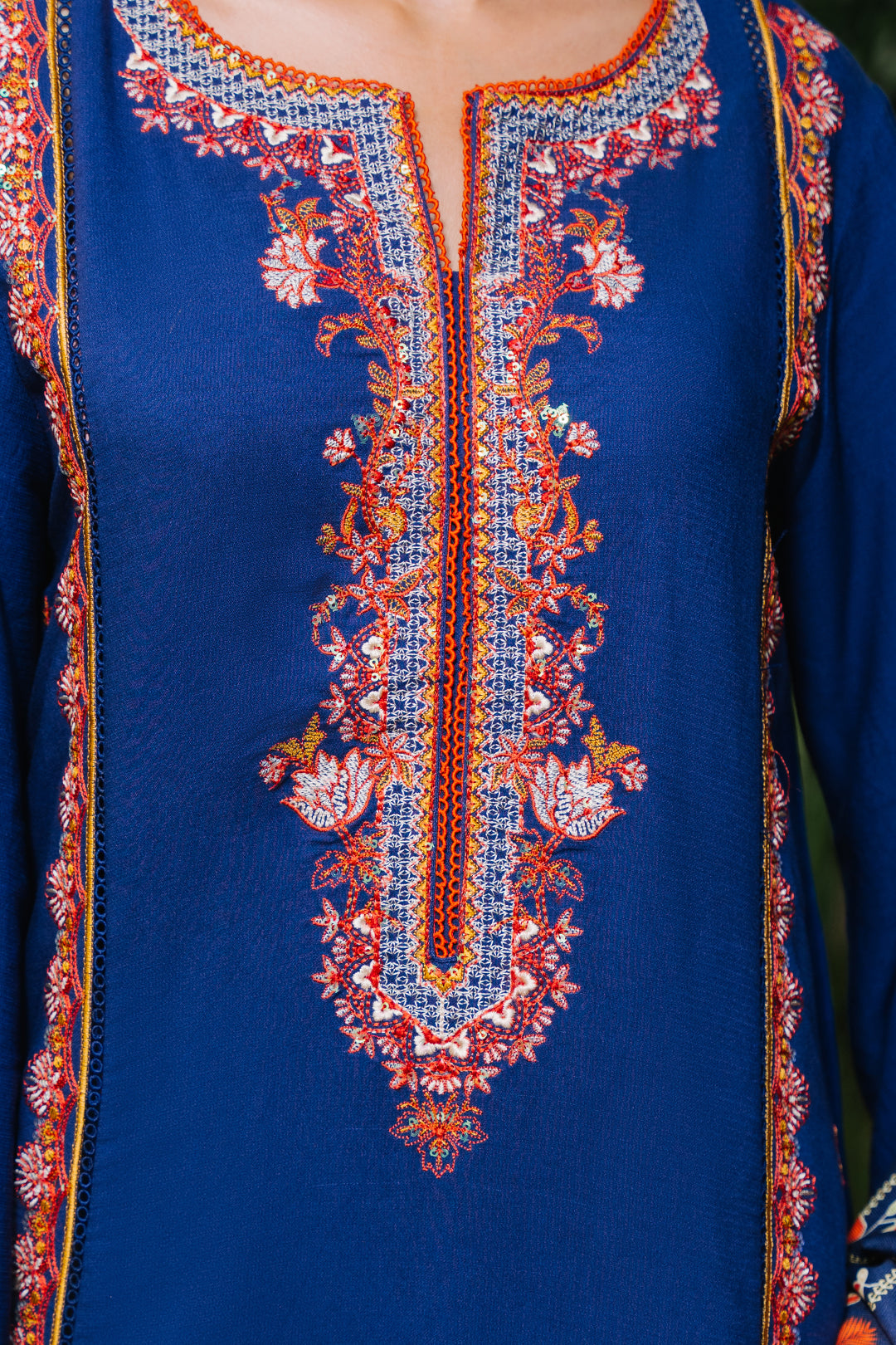 Zellbury | Unstitched 3 Piece Cotail | Embroidered Shirt Shalwar Dupatta - 0245 -  Zellbury Women Signature Unstitched - Original Designer Dress - House of Maryam