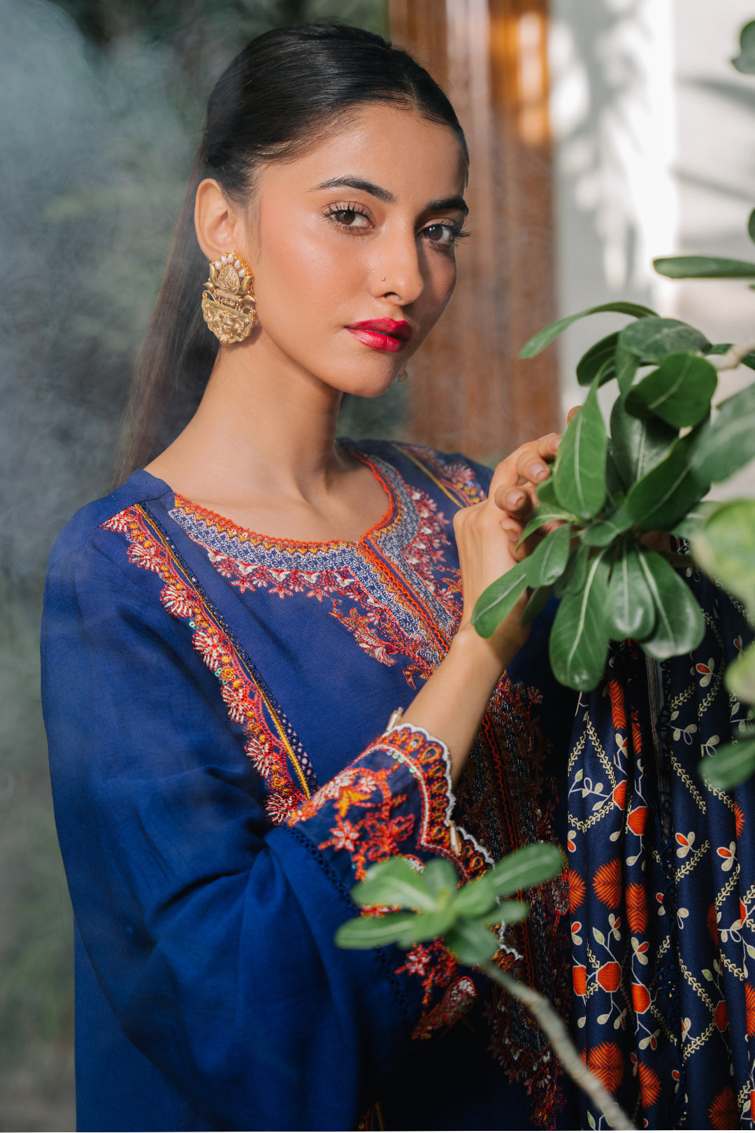 Zellbury | Unstitched 3 Piece Cotail | Embroidered Shirt Shalwar Dupatta - 0245 -  Zellbury Women Signature Unstitched - Original Designer Dress - House of Maryam