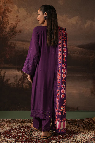 Zellbury | Unstitched 3 Piece Viscose | Embroidered Shirt Shalwar Shawl - 0248 -  Zellbury Women Signature Unstitched - Original Designer Dress - House of Maryam