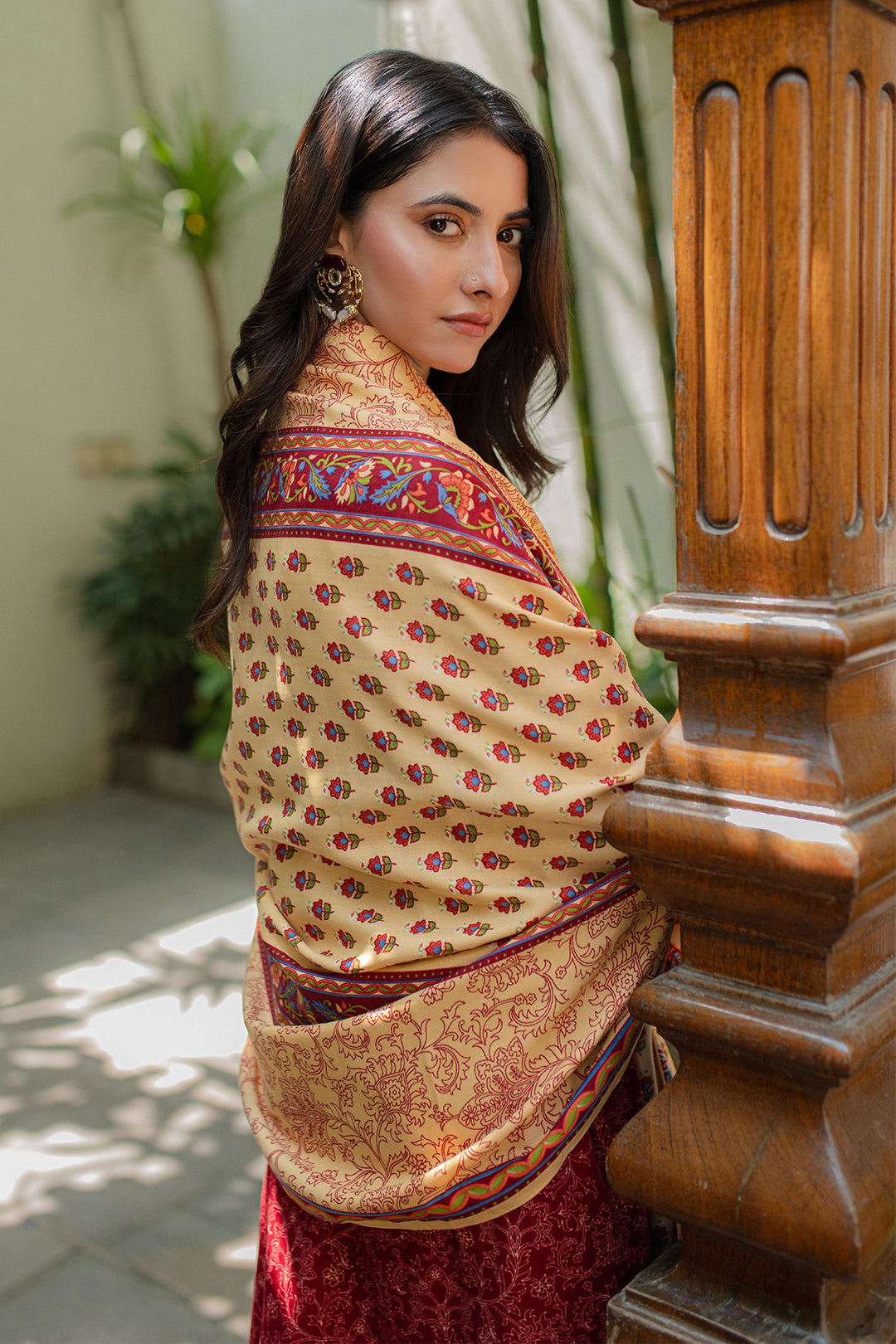 Zellbury | Unstitched 3 Piece Khaddar | Embroidered Shirt Shalwar Dupatta - 0309 -  Zellbury Women Essential Unstitched - Original Designer Dress - House of Maryam