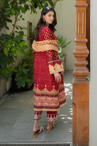 Zellbury | Unstitched 3 Piece Khaddar | Embroidered Shirt Shalwar Dupatta - 0309 -  Zellbury Women Essential Unstitched - Original Designer Dress - House of Maryam