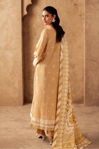 Zellbury | Unstitched 3 Piece Khaddar | Embroidered Shirt Shalwar Shawl - 0310 -  Zellbury Women Essential Unstitched - Original Designer Dress - House of Maryam