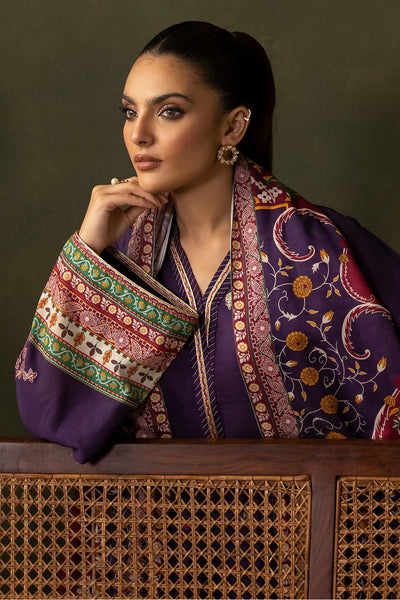 Zellbury | Unstitched 3 Piece Khaddar | Embroidered Shirt Shalwar Dupatta - 0311 -  Zellbury Women Essential Unstitched - Original Designer Dress - House of Maryam
