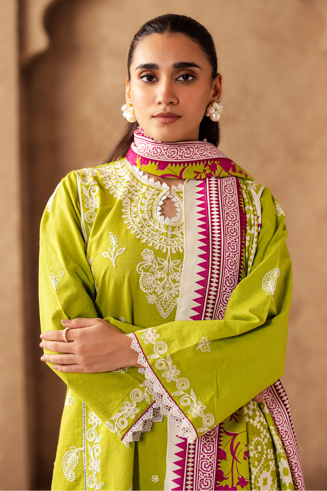 Zellbury | Unstitched 3 Piece Khaddar | Embroidered Shirt Shalwar Shawl - 0316 -  Zellbury Women Essential Unstitched - Original Designer Dress - House of Maryam