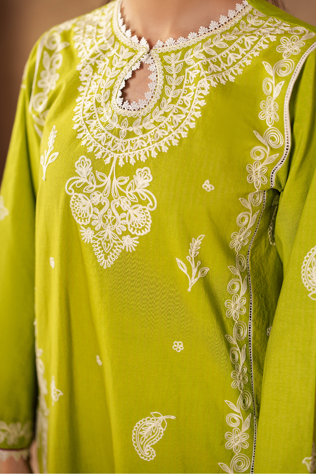 Zellbury | Unstitched 3 Piece Khaddar | Embroidered Shirt Shalwar Shawl - 0316 -  Zellbury Women Essential Unstitched - Original Designer Dress - House of Maryam