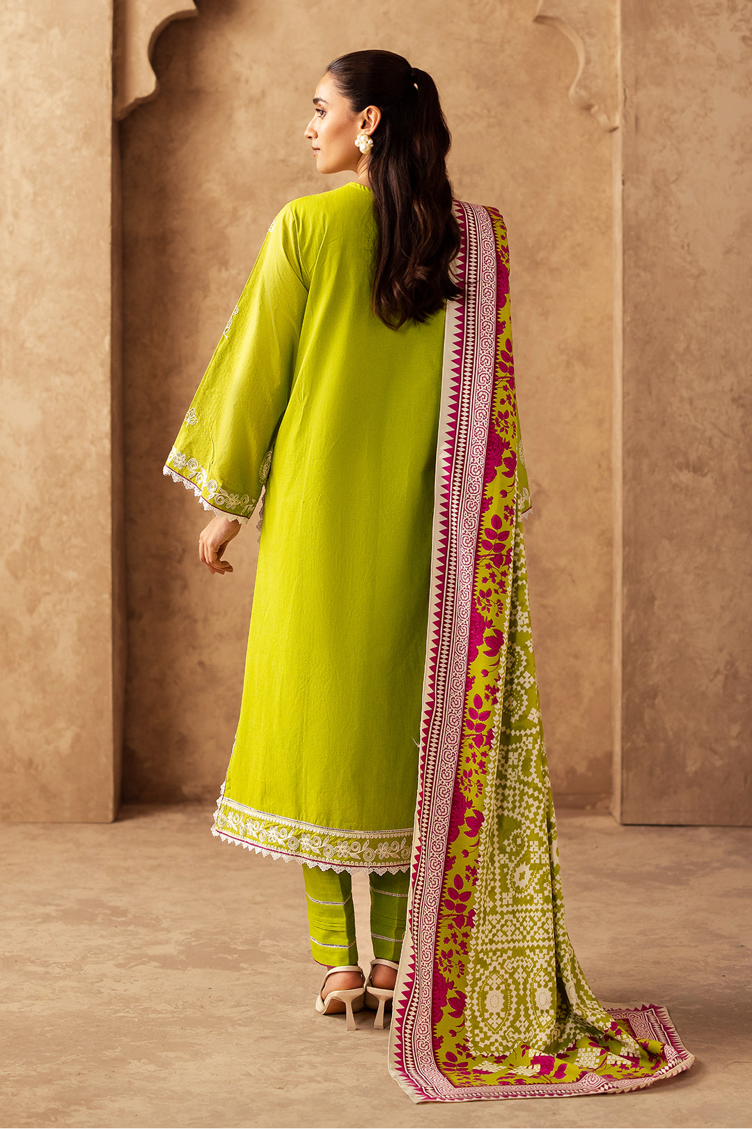 Zellbury | Unstitched 3 Piece Khaddar | Embroidered Shirt Shalwar Shawl - 0316 -  Zellbury Women Essential Unstitched - Original Designer Dress - House of Maryam