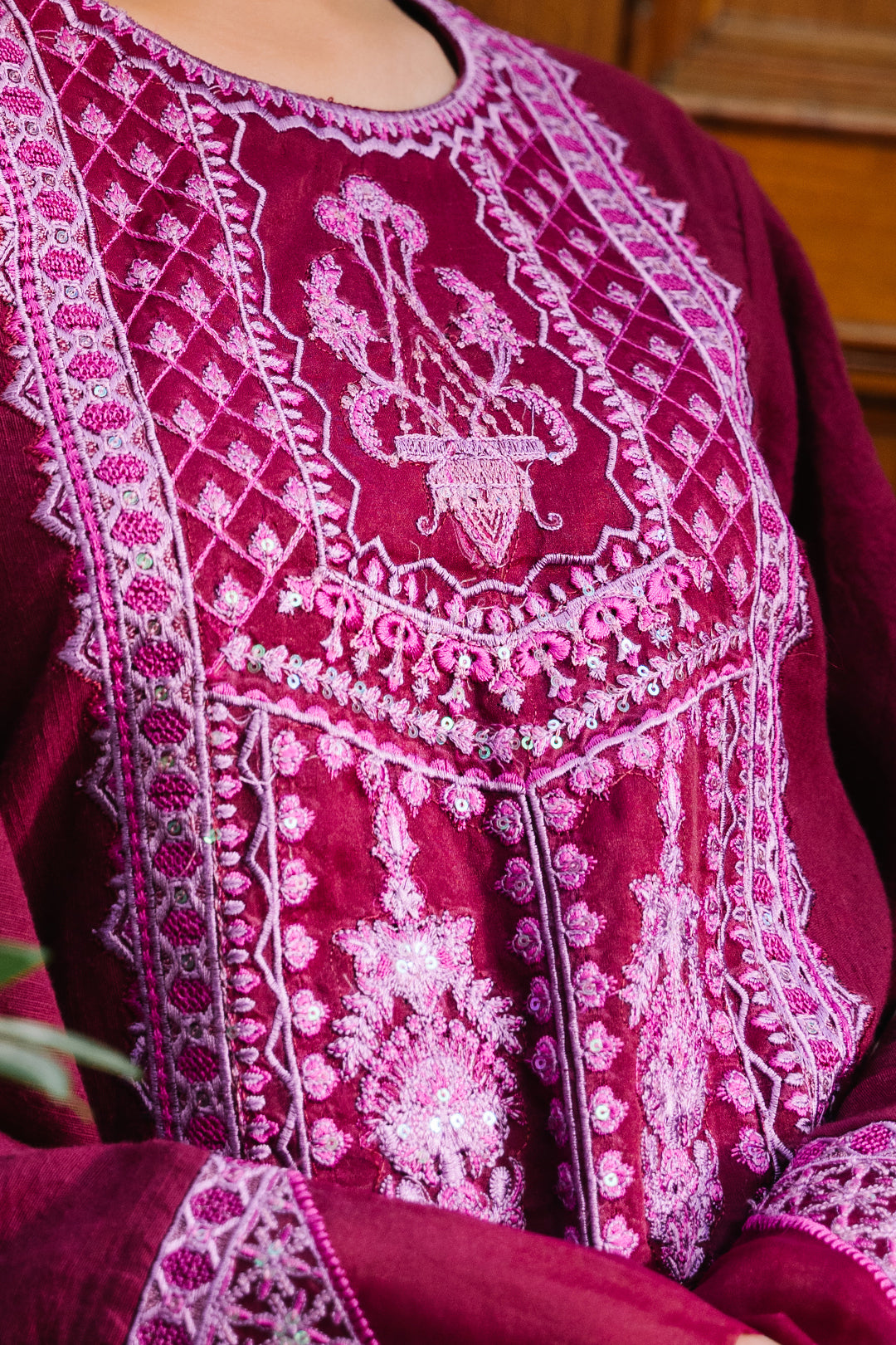 Zellbury | Unstitched 3 Piece Khaddar | Embroidered Shirt Shalwar Dupatta - 0319 -  Zellbury Women Signature Unstitched - Original Designer Dress - House of Maryam