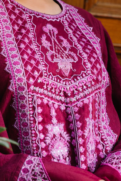 Zellbury | Unstitched 3 Piece Khaddar | Embroidered Shirt Shalwar Dupatta - 0319 -  Zellbury Women Signature Unstitched - Original Designer Dress - House of Maryam