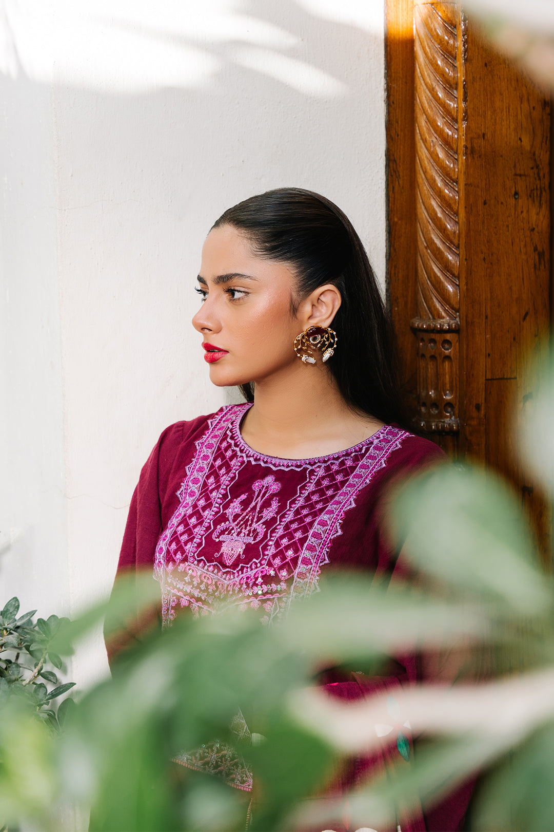 Zellbury | Unstitched 3 Piece Khaddar | Embroidered Shirt Shalwar Dupatta - 0319 -  Zellbury Women Signature Unstitched - Original Designer Dress - House of Maryam