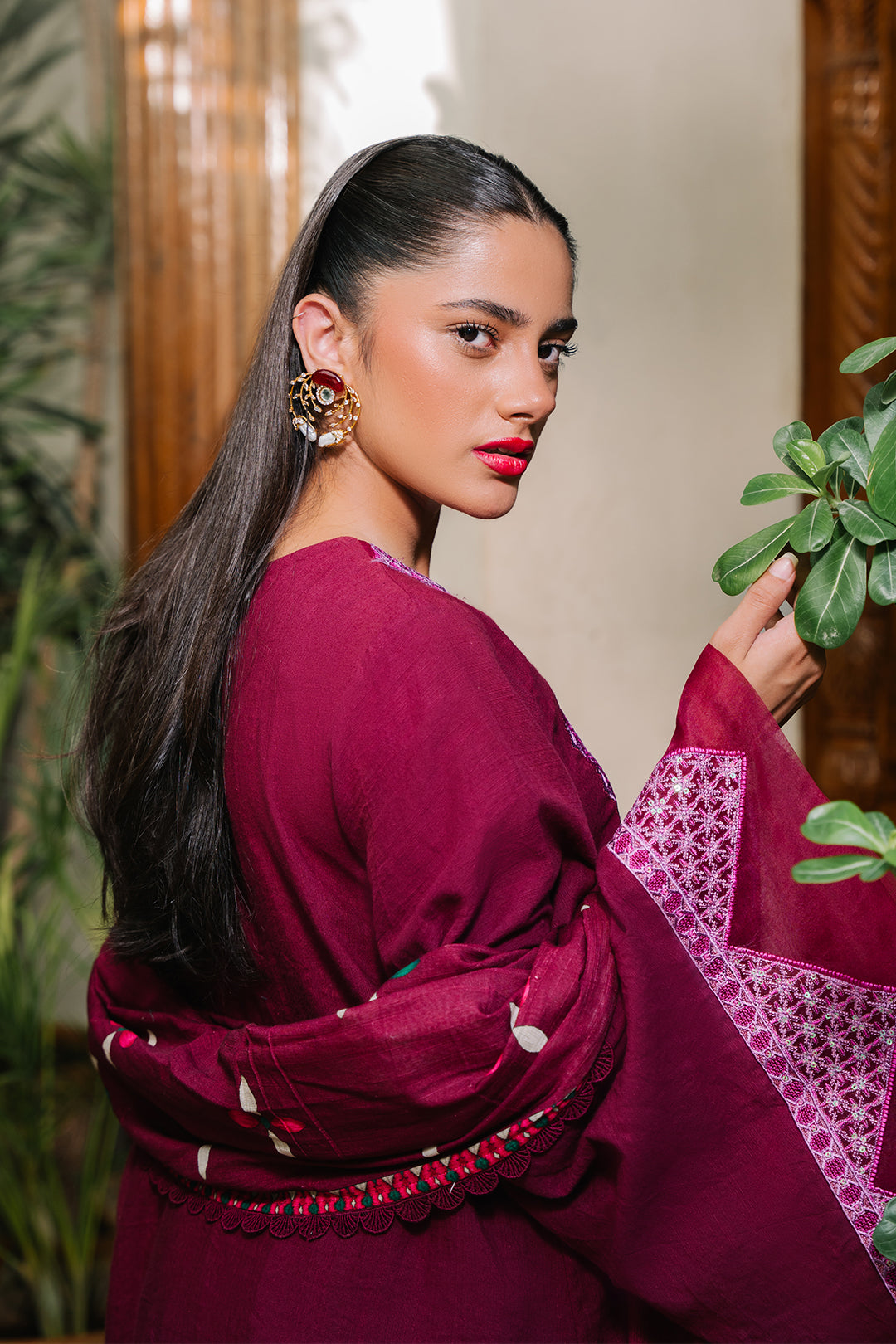 Zellbury | Unstitched 3 Piece Khaddar | Embroidered Shirt Shalwar Dupatta - 0319 -  Zellbury Women Signature Unstitched - Original Designer Dress - House of Maryam