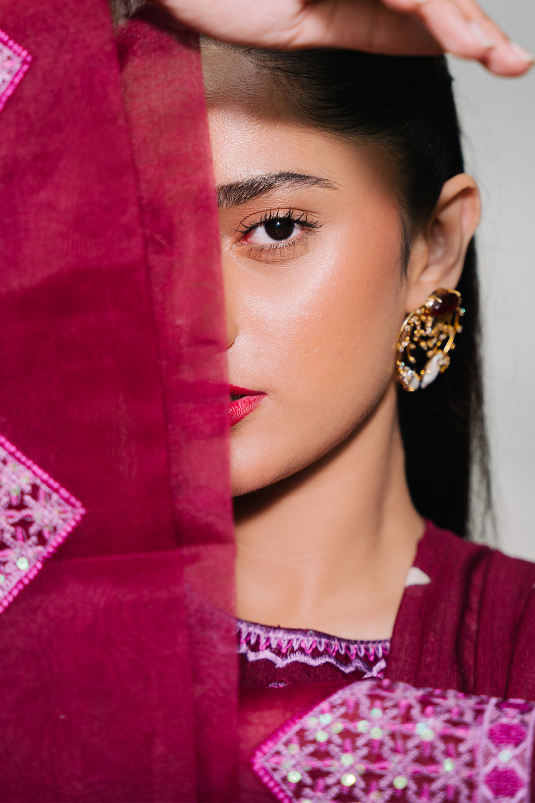 Zellbury | Unstitched 3 Piece Khaddar | Embroidered Shirt Shalwar Dupatta - 0319 -  Zellbury Women Signature Unstitched - Original Designer Dress - House of Maryam