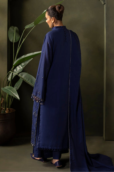 Zellbury | Unstitched 3 Piece Khaddar | Embroidered Shirt Shalwar Dupatta - 0322 -  Zellbury Women Signature Unstitched - Original Designer Dress - House of Maryam