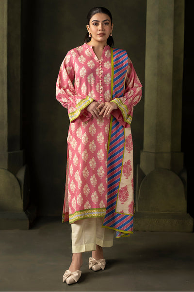 Zellbury | Unstitched 2 Piece Khaddar | Shirt Dupatta - 0160 -  Zellbury Women Essential Unstitched - Original Designer Dress - House of Maryam