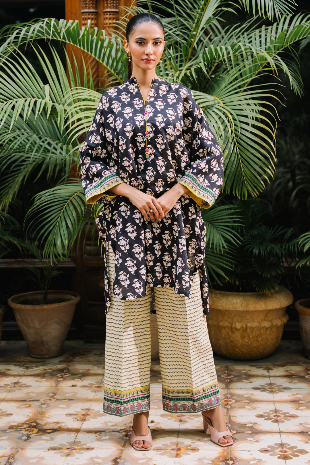 Zellbury | Unstitched 2 Piece Khaddar | Shirt Shalwar - 0166 -  Zellbury Women Essential Unstitched - Original Designer Dress - House of Maryam