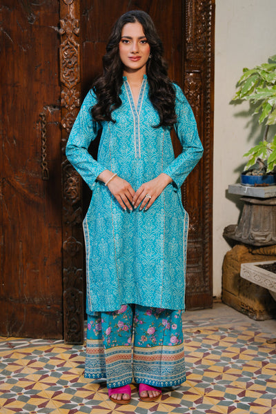 Zellbury | Unstitched 2 Piece Khaddar | Shirt Shalwar - 0168 -  Zellbury Women Essential Unstitched - Original Designer Dress - House of Maryam