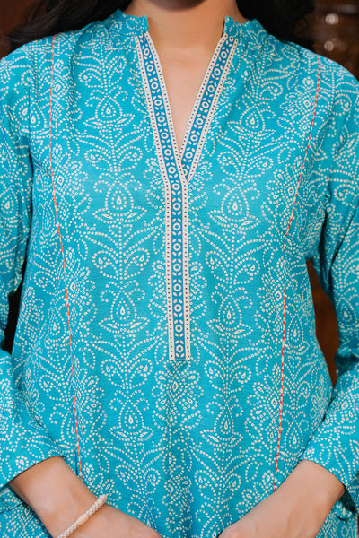 Zellbury | Unstitched 2 Piece Khaddar | Shirt Shalwar - 0168 -  Zellbury Women Essential Unstitched - Original Designer Dress - House of Maryam