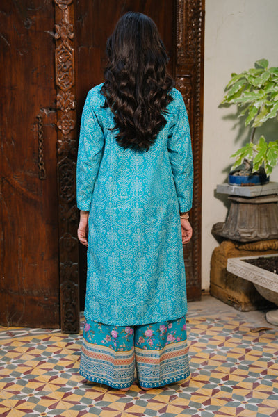 Zellbury | Unstitched 2 Piece Khaddar | Shirt Shalwar - 0168 -  Zellbury Women Essential Unstitched - Original Designer Dress - House of Maryam