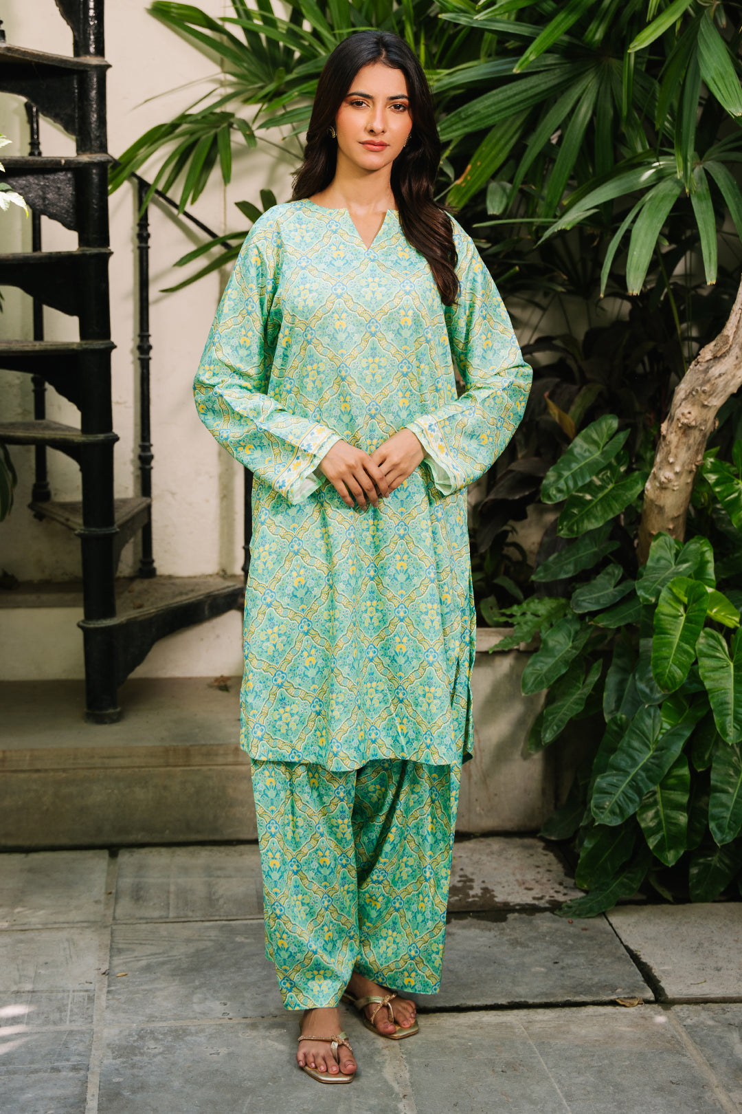 Zellbury | Unstitched 2 Piece Viscose | Shirt Shalwar - 0170 -  Zellbury Women Essential Unstitched - Original Designer Dress - House of Maryam