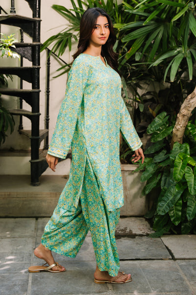 Zellbury | Unstitched 2 Piece Viscose | Shirt Shalwar - 0170 -  Zellbury Women Essential Unstitched - Original Designer Dress - House of Maryam
