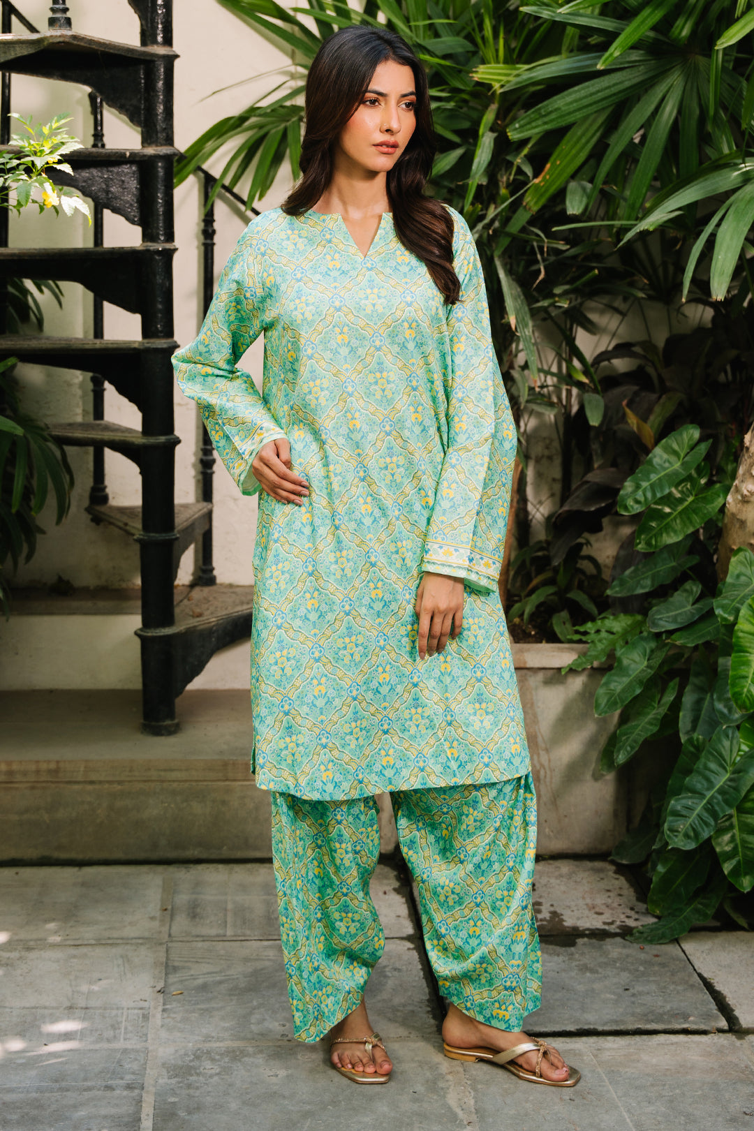 Zellbury | Unstitched 2 Piece Viscose | Shirt Shalwar - 0170 -  Zellbury Women Essential Unstitched - Original Designer Dress - House of Maryam