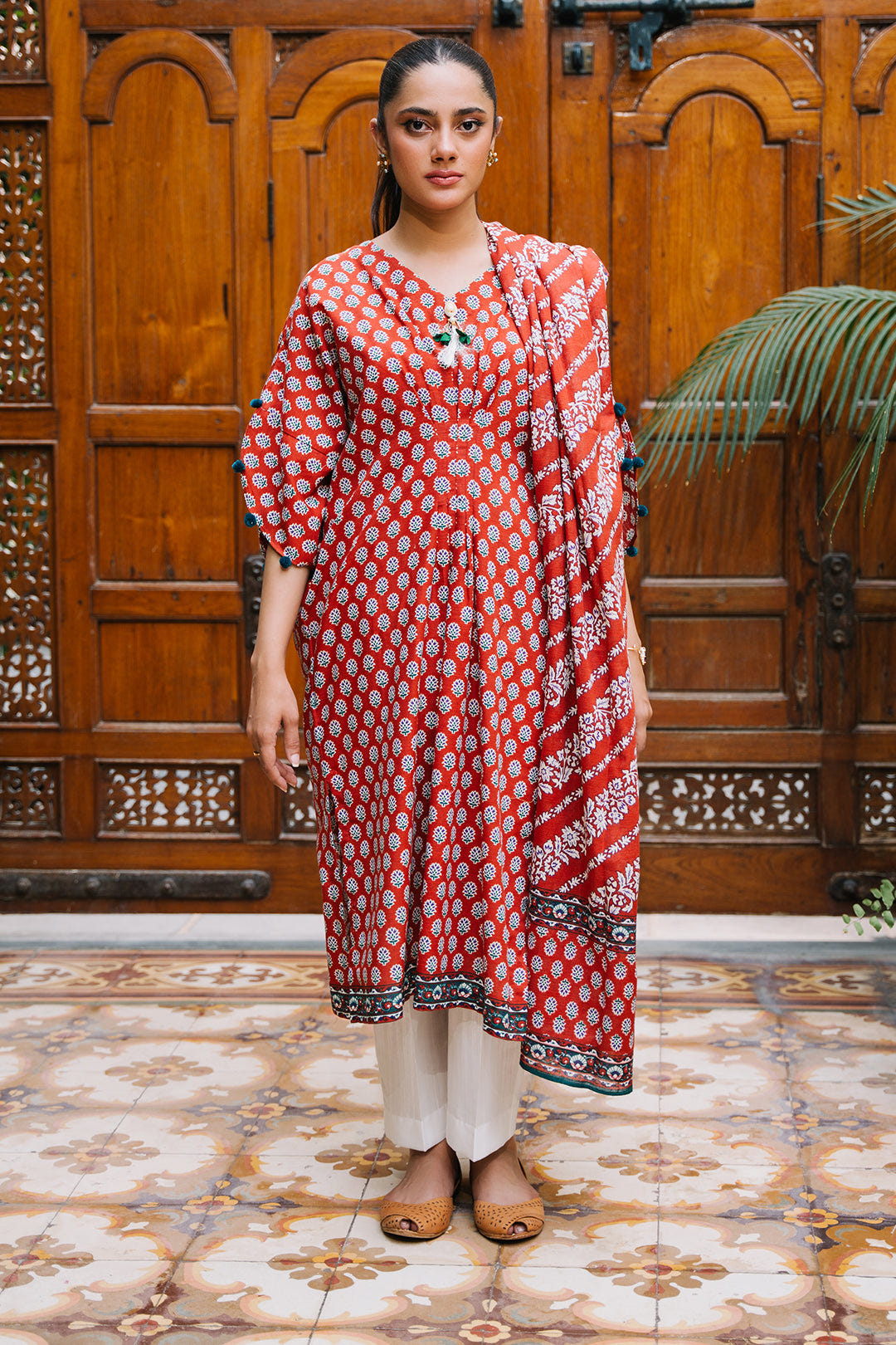 Zellbury | Unstitched 2 Piece Khaddar | Shirt Dupatta - 0250 -  Zellbury Women Essential Unstitched - Original Designer Dress - House of Maryam