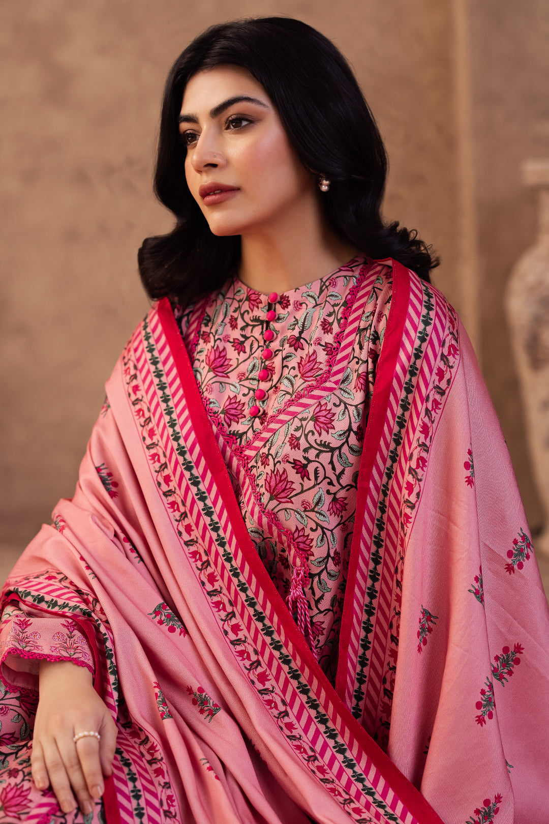 Zellbury | Unstitched 2 Piece Viscose | Shirt Dupatta - 0253 -  Zellbury Women Essential Unstitched - Original Designer Dress - House of Maryam