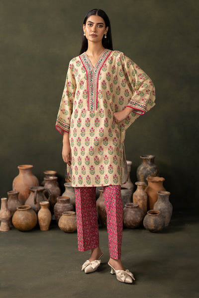 Zellbury | Unstitched 2 Piece Khaddar | Shirt Shalwar - 0256 -  Zellbury Women Essential Unstitched - Original Designer Dress - House of Maryam
