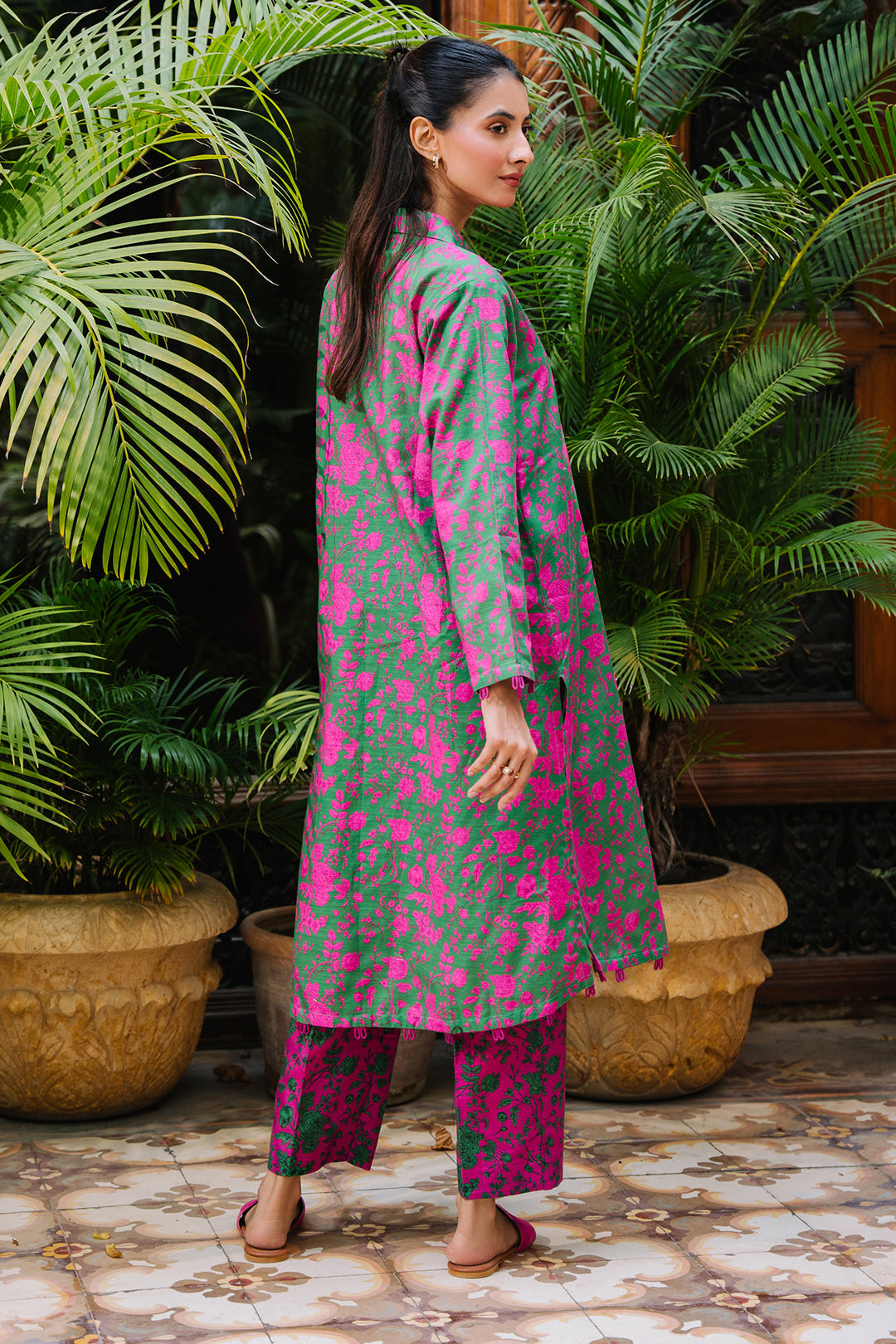 Zellbury | Unstitched 2 Piece Khaddar | Shirt Shalwar - 0258