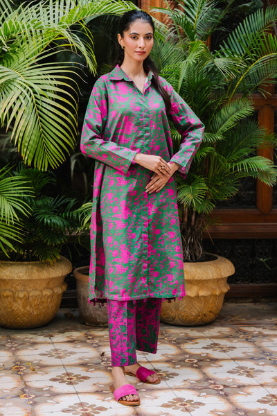 Zellbury | Unstitched 2 Piece Khaddar | Shirt Shalwar - 0258 -  Zellbury Women Essential Unstitched - Original Designer Dress - House of Maryam