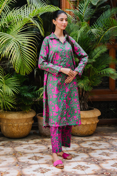 Zellbury | Unstitched 2 Piece Khaddar | Shirt Shalwar - 0258 -  Zellbury Women Essential Unstitched - Original Designer Dress - House of Maryam