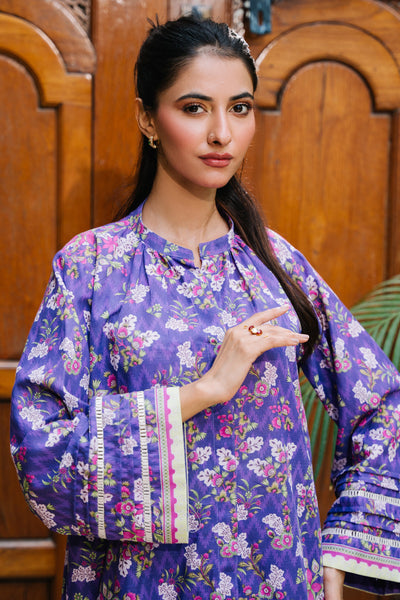 Zellbury | Unstitched 2 Piece Khaddar | Shirt Shalwar - 0259 -  Zellbury Women Essential Unstitched - Original Designer Dress - House of Maryam