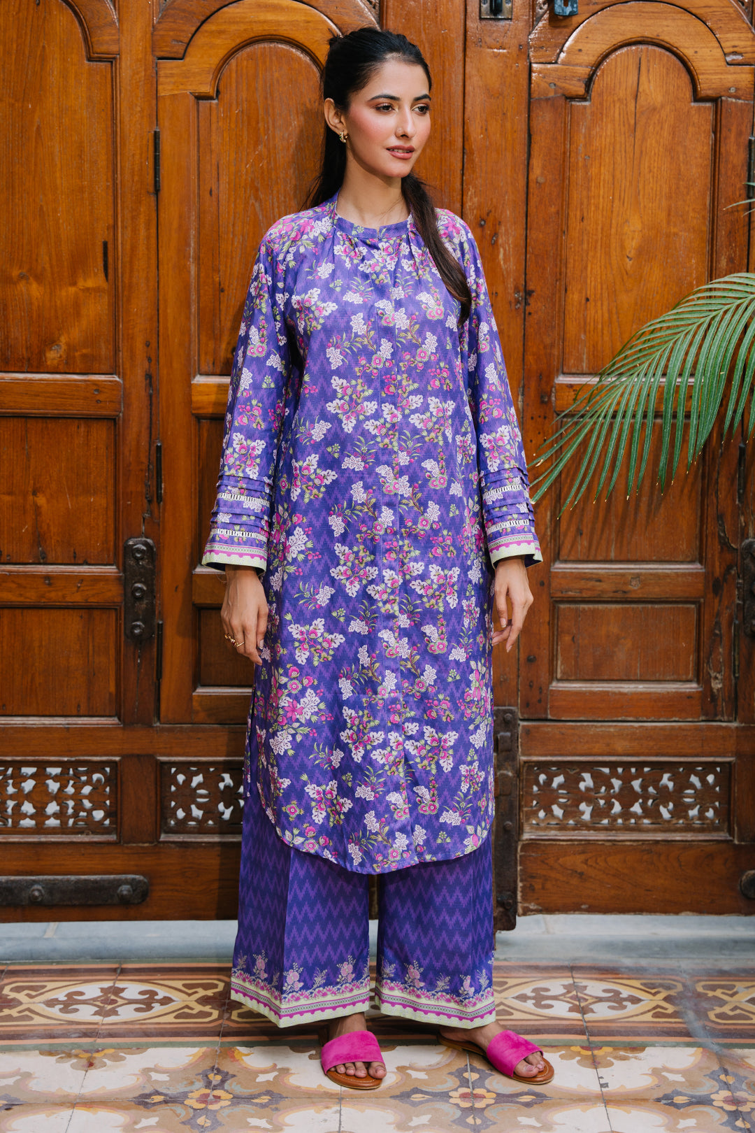 Zellbury | Unstitched 2 Piece Khaddar | Shirt Shalwar - 0259 -  Zellbury Women Essential Unstitched - Original Designer Dress - House of Maryam