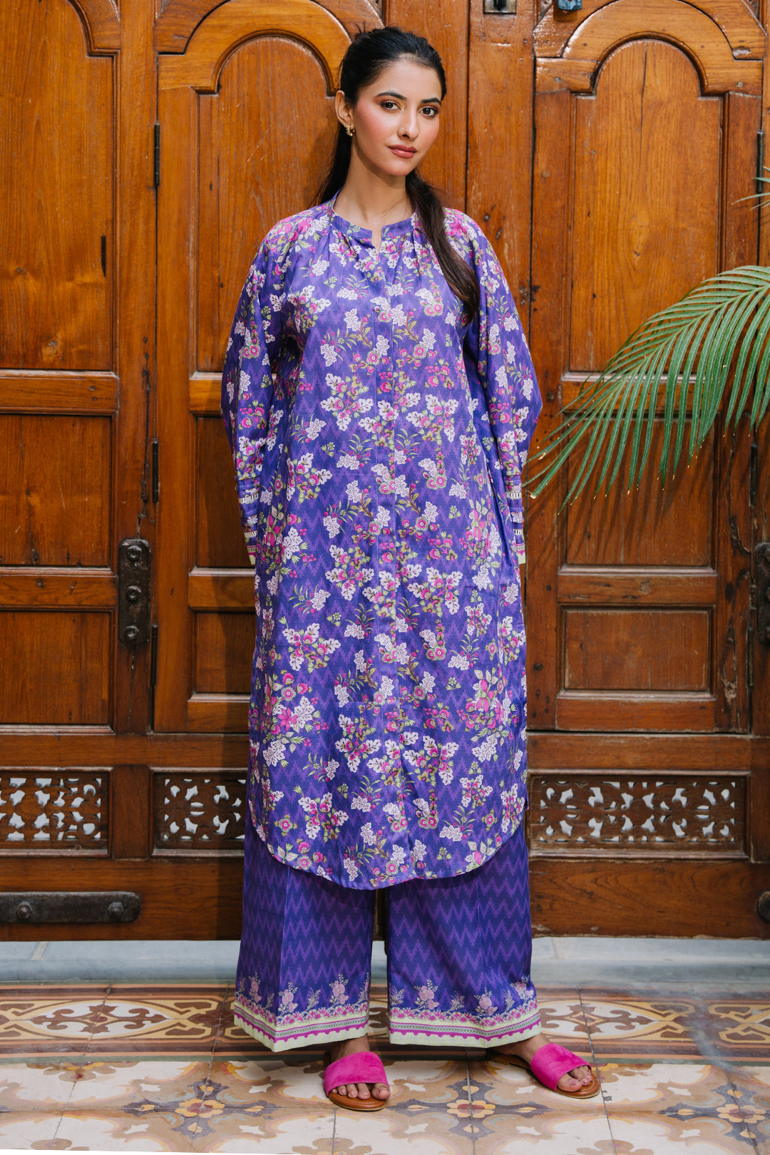 Zellbury | Unstitched 2 Piece Khaddar | Shirt Shalwar - 0259 -  Zellbury Women Essential Unstitched - Original Designer Dress - House of Maryam
