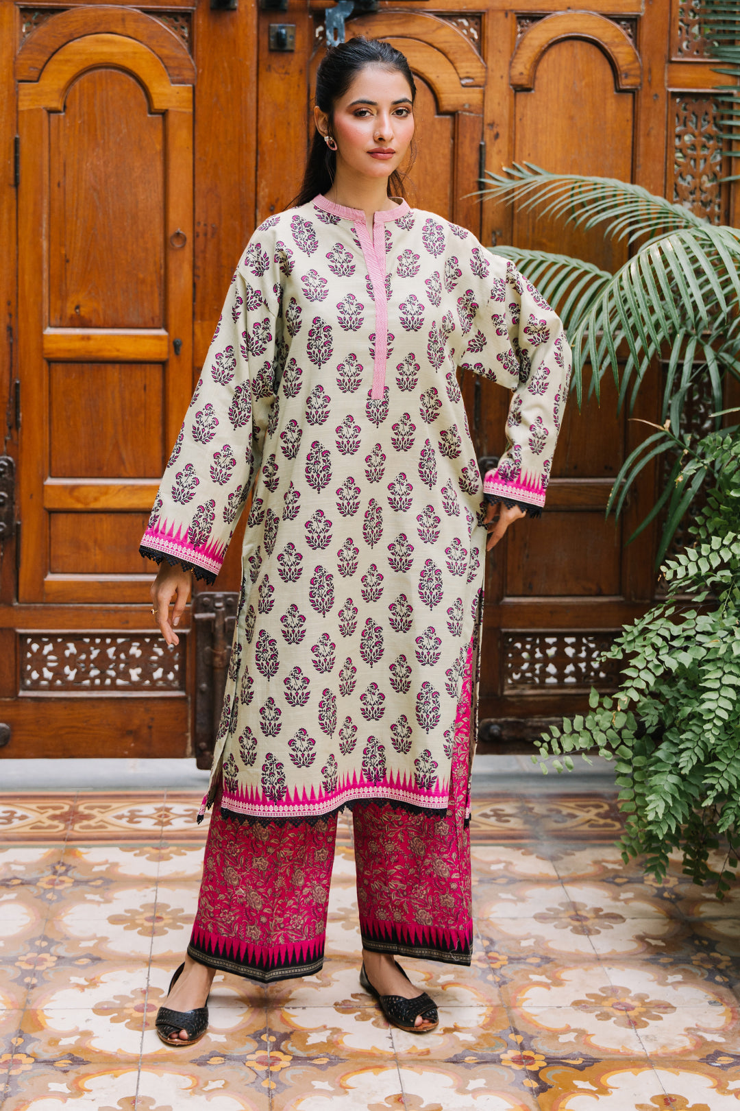 Zellbury | Unstitched 2 Piece Khaddar | Shirt Shalwar - 0260 -  Zellbury Women Essential Unstitched - Original Designer Dress - House of Maryam