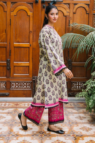 Zellbury | Unstitched 2 Piece Khaddar | Shirt Shalwar - 0260 -  Zellbury Women Essential Unstitched - Original Designer Dress - House of Maryam