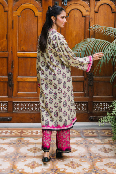 Zellbury | Unstitched 2 Piece Khaddar | Shirt Shalwar - 0260 -  Zellbury Women Essential Unstitched - Original Designer Dress - House of Maryam