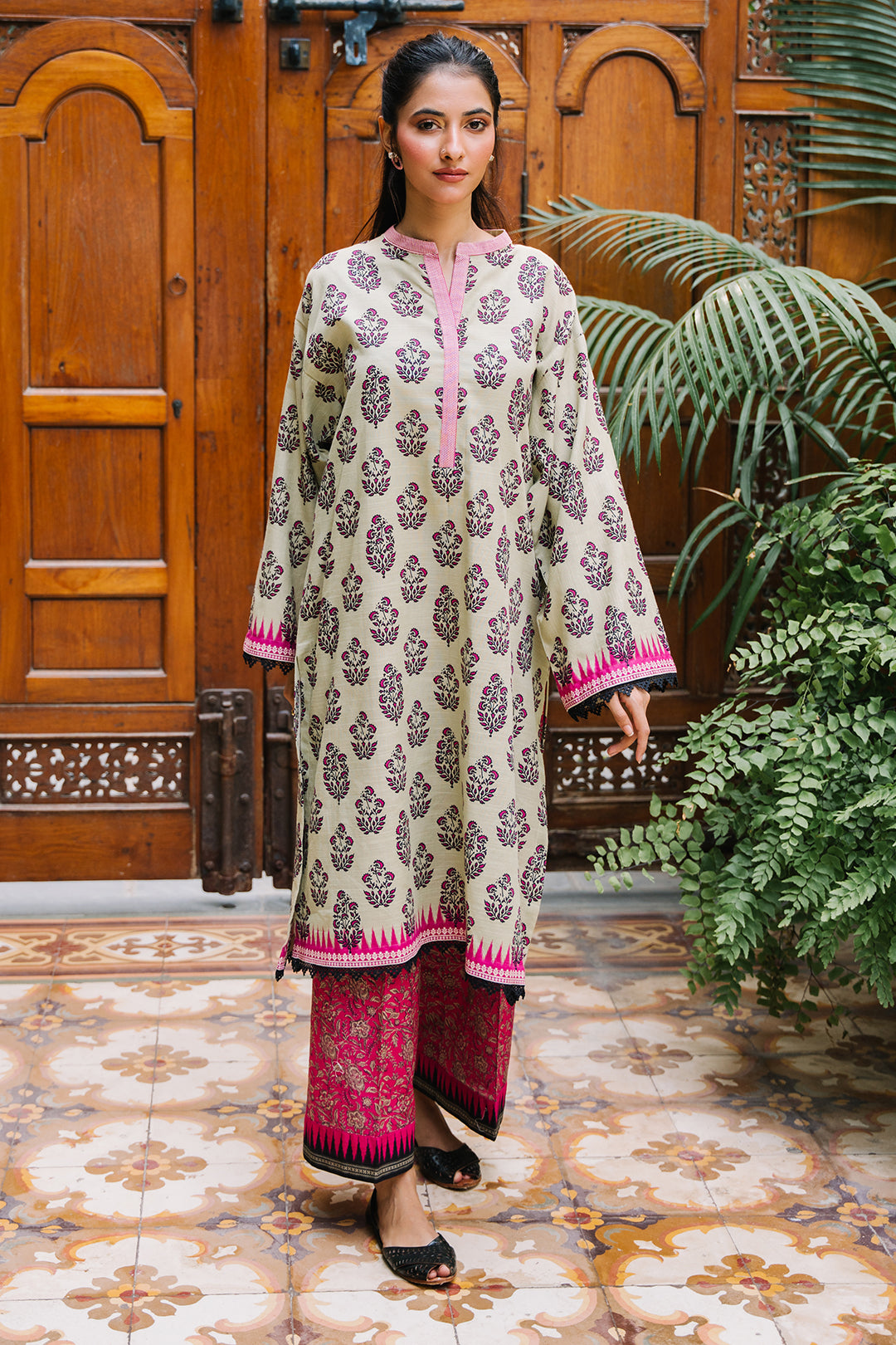 Zellbury | Unstitched 2 Piece Khaddar | Shirt Shalwar - 0260 -  Zellbury Women Essential Unstitched - Original Designer Dress - House of Maryam
