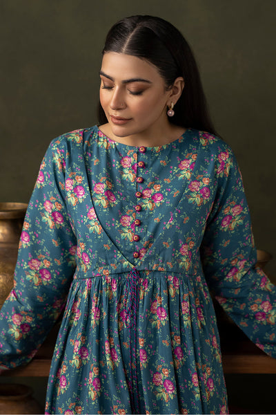 Zellbury | Unstitched 2 Piece Viscose | Shirt Shalwar - 0261 -  Zellbury Women Essential Unstitched - Original Designer Dress - House of Maryam