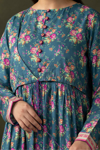 Zellbury | Unstitched 2 Piece Viscose | Shirt Shalwar - 0261 -  Zellbury Women Essential Unstitched - Original Designer Dress - House of Maryam
