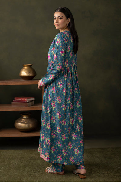 Zellbury | Unstitched 2 Piece Viscose | Shirt Shalwar - 0261 -  Zellbury Women Essential Unstitched - Original Designer Dress - House of Maryam