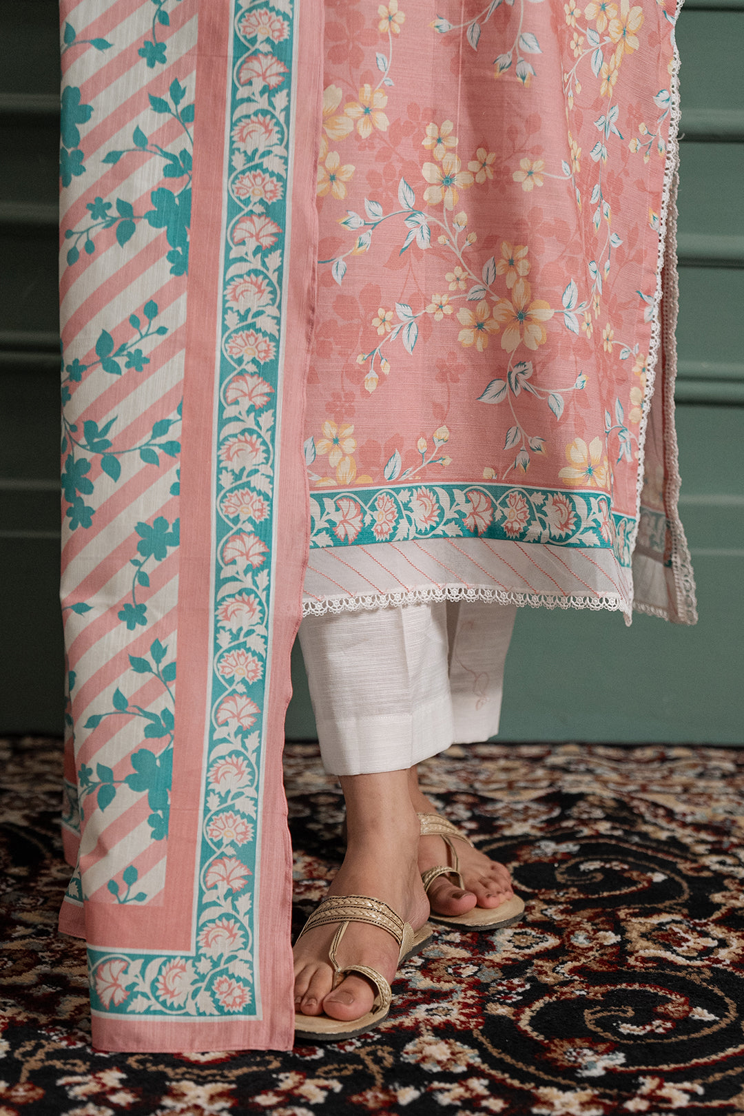 Zellbury | Unstitched 2 Piece Khaddar | Shirt Dupatta - 0331 -  Zellbury Women Essential Unstitched - Original Designer Dress - House of Maryam