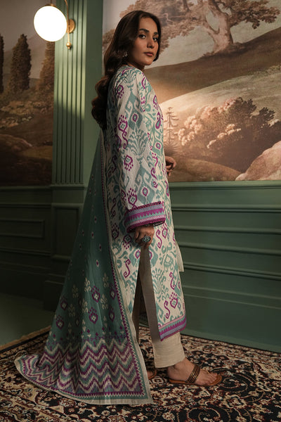 Zellbury | Unstitched 2 Piece Khaddar | Shirt Dupatta - 0333 -  Zellbury Women Essential Unstitched - Original Designer Dress - House of Maryam