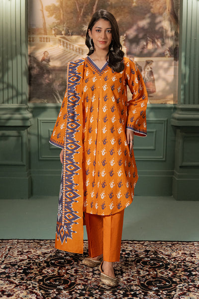 Zellbury | Unstitched 2 Piece Khaddar | Shirt Dupatta - 0335 -  Zellbury Women Essential Unstitched - Original Designer Dress - House of Maryam