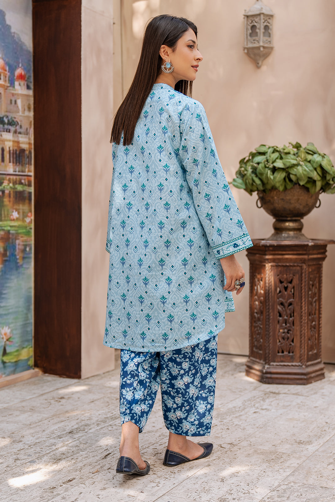 Zellbury | Unstitched 2 Piece Khaddar | Shirt Shalwar - 0337 -  Zellbury Women Essential Unstitched - Original Designer Dress - House of Maryam