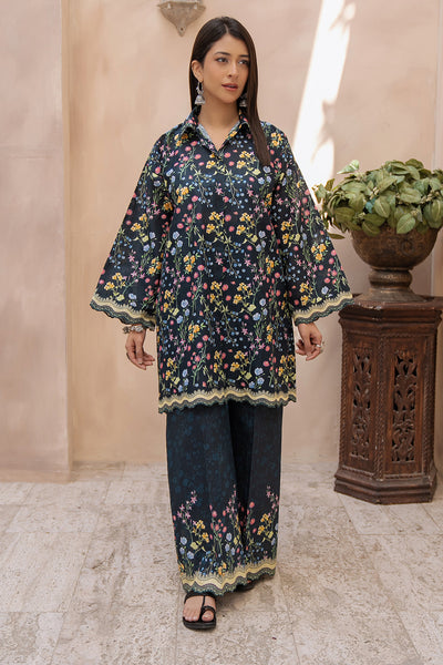 Zellbury | Unstitched 2 Piece Khaddar | Shirt Shalwar - 0341 -  Zellbury Women Essential Unstitched - Original Designer Dress - House of Maryam