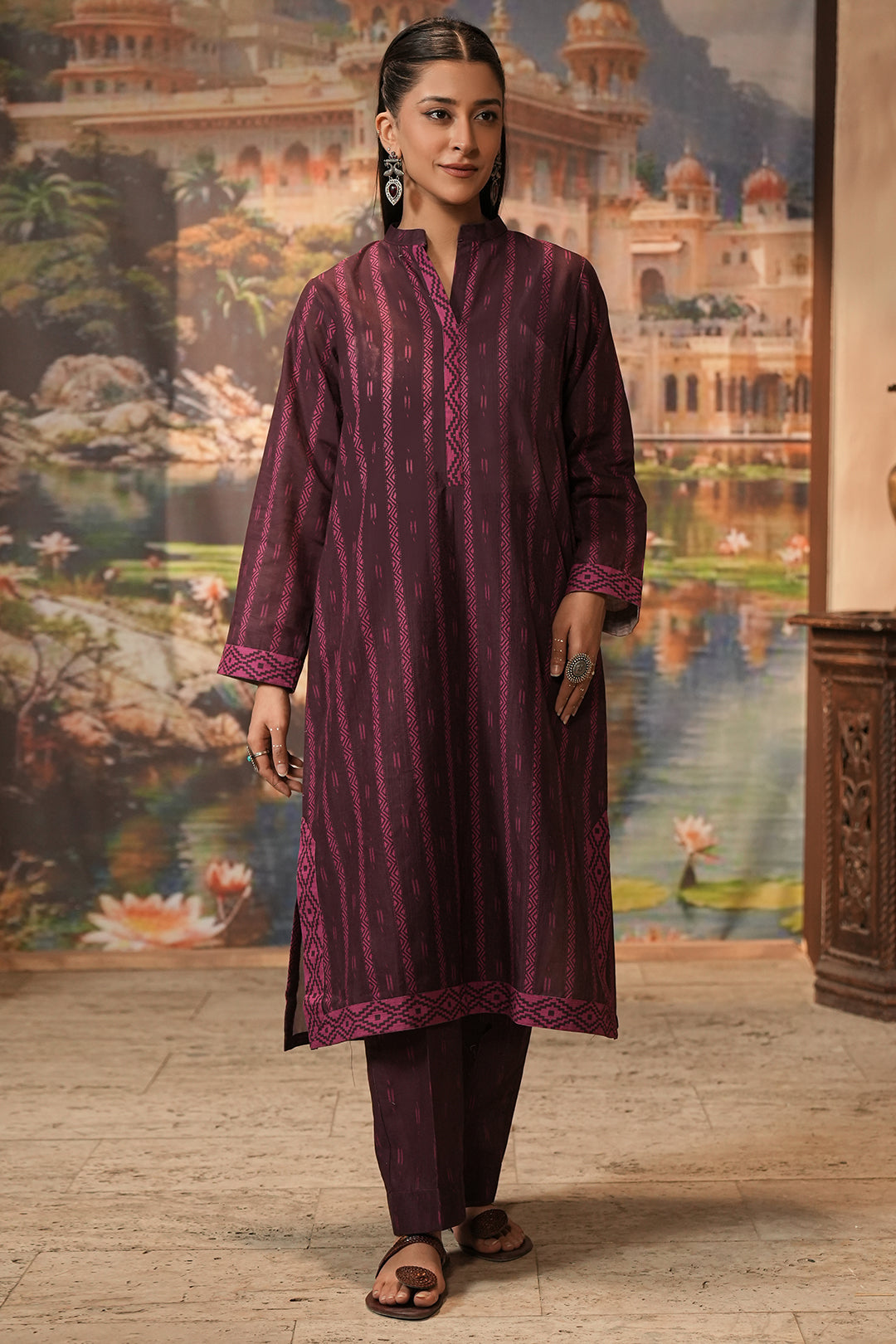 Zellbury | Unstitched 2 Piece Khaddar | Shirt Shalwar - 0343 -  Zellbury Women Essential Unstitched - Original Designer Dress - House of Maryam