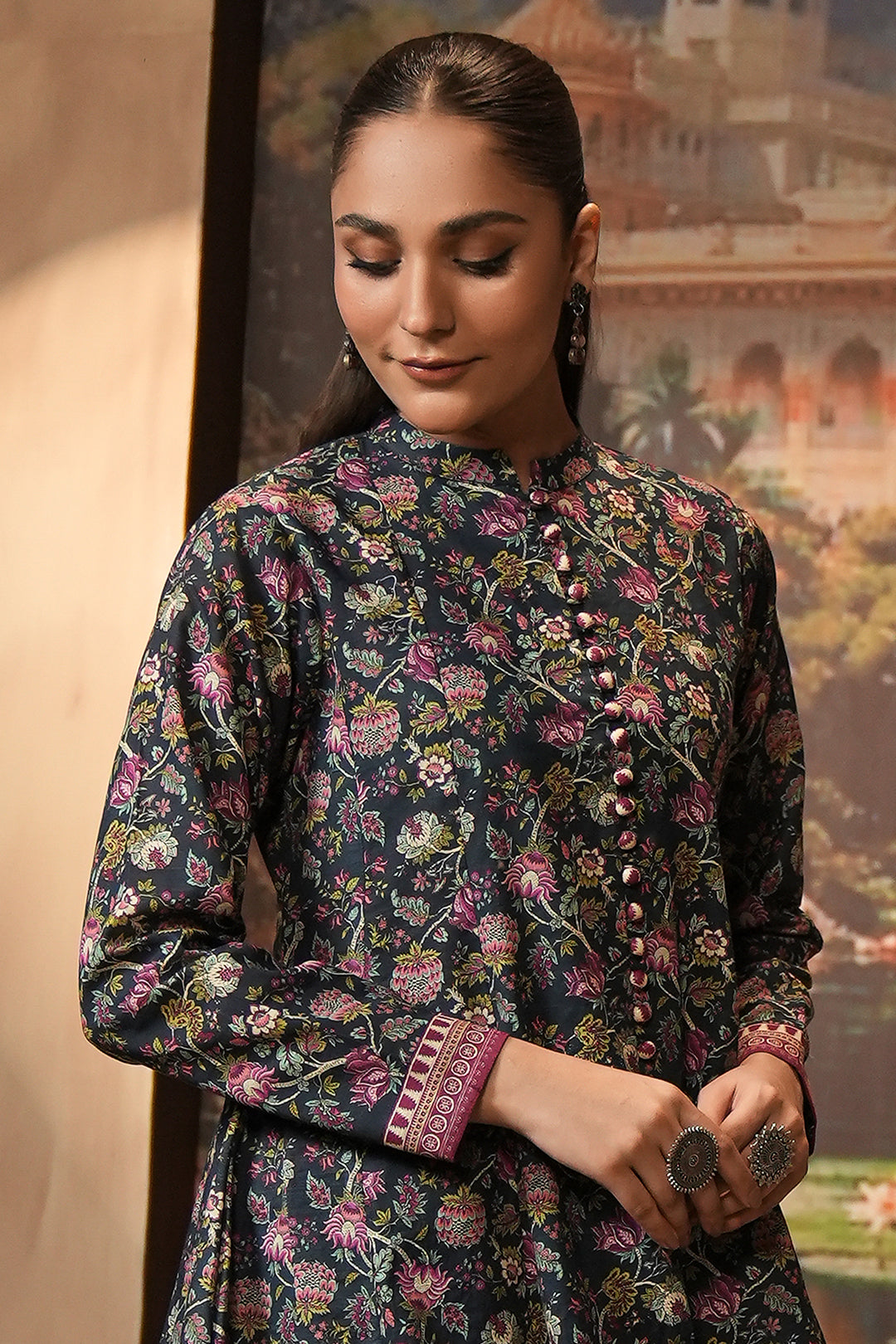 Zellbury | Unstitched 2 Piece Khaddar | Shirt Shalwar - 0345 -  Zellbury Women Essential Unstitched - Original Designer Dress - House of Maryam