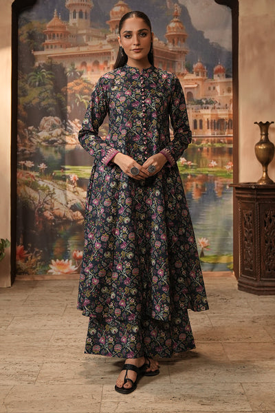 Zellbury | Unstitched 2 Piece Khaddar | Shirt Shalwar - 0345 -  Zellbury Women Essential Unstitched - Original Designer Dress - House of Maryam