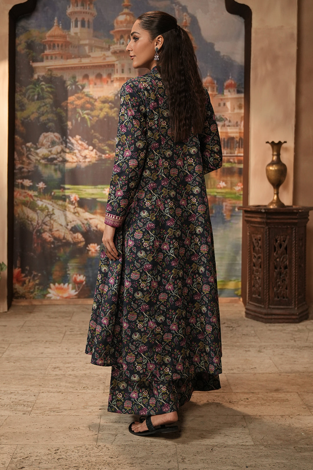 Zellbury | Unstitched 2 Piece Khaddar | Shirt Shalwar - 0345 -  Zellbury Women Essential Unstitched - Original Designer Dress - House of Maryam